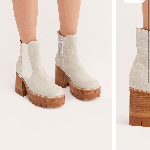 Free People Preston Platform Ankle Boots - Picture 2 of 2